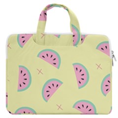 Watermelon Wallpapers  Creative Illustration And Patterns Macbook Pro 13  Double Pocket Laptop Bag by Ket1n9