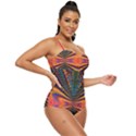 Casanova Abstract Art-colors Cool Druffix Flower Freaky Trippy Retro Full Coverage Swimsuit View3