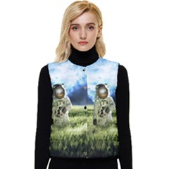 Astronaut Women s Button Up Puffer Vest by Ket1n9