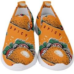 Seamless-pattern-with-taco Kids  Slip On Sneakers by Ket1n9