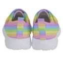 Cute Pastel Rainbow Stripes Kids  Velcro No Lace Shoes View4