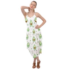 Cute-seamless-pattern-with-avocado-lovers Layered Bottom Dress by Ket1n9