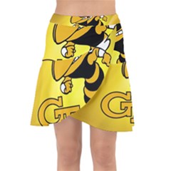 Georgia Institute Of Technology Ga Tech Wrap Front Skirt by Ket1n9