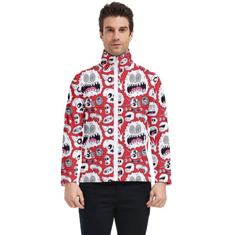 Another Monster Pattern Men s Bomber Jacket by Ket1n9