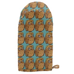 Owl-pattern-background Microwave Oven Glove by Grandong