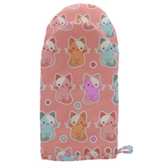 Cute Kawaii Kittens Seamless Pattern Microwave Oven Glove by Grandong