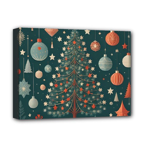 Tree Christmas Deluxe Canvas 16  X 12  (stretched)  by Vaneshop