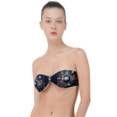 Illustrations Technology Robot Internet Processor Classic Bandeau Bikini Top  by Vaneshop