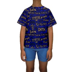 Art Pattern Design Background Graphic Kids  Short Sleeve Swimwear by Vaneshop