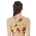 Gingerbread Christmas Time Sports Bra with Border View2