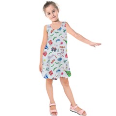 New Year Christmas Winter Kids  Sleeveless Dress by Pakjumat