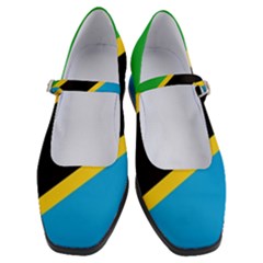 Flag Of Tanzania Women s Mary Jane Shoes by Amaryn4rt