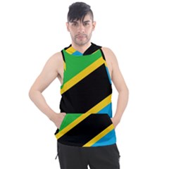 Flag Of Tanzania Men s Sleeveless Hoodie by Amaryn4rt