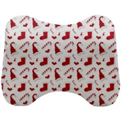 Christmas Template Advent Cap Head Support Cushion by Amaryn4rt