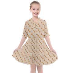 Christmas-wrapping-paper Kids  All Frills Chiffon Dress by Amaryn4rt