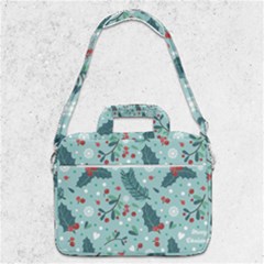 Seamless-pattern-with-berries-leaves Macbook Pro 13  Shoulder Laptop Bag  by Amaryn4rt