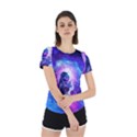 The Cosmonaut Galaxy Art Space Astronaut Back Cut Out Sport T-Shirt View2