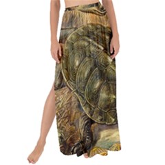 Turtles Leatherback Sea Turtle Maxi Chiffon Tie-up Sarong by Pakjumat