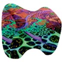 Psychedelic Blacklight Drawing Shapes Art Head Support Cushion View3