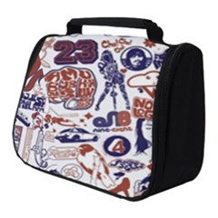 Artistic Psychedelic Doodle Full Print Travel Pouch (small) by Modalart