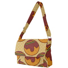 Takoyaki Food Seamless Pattern Full Print Messenger Bag (s) by Sarkoni