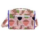 Doodle Yakisoba Seamless Pattern Satchel Shoulder Bag View3