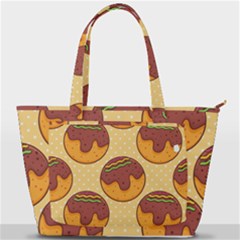 Takoyaki Food Seamless Pattern Back Pocket Shoulder Bag  by Sarkoni