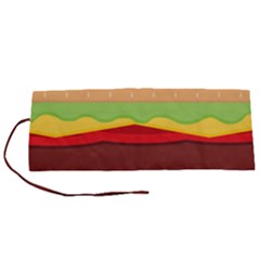 Cake Cute Burger Roll Up Canvas Pencil Holder (s) by Dutashop