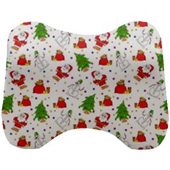 Christmas Santa Pattern Tree Head Support Cushion by Sarkoni