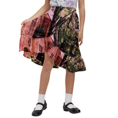 Hot Day In  Dallas-6 Kids  Ruffle Flared Wrap Midi Skirt by bestdesignintheworld