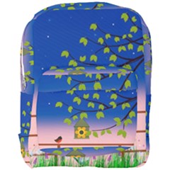 Vector Graphic Illustration Wallpaper Full Print Backpack by Sarkoni