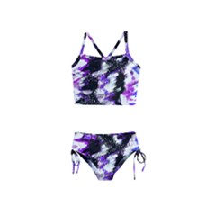 Abstract Canvas Acrylic Digital Design Girls  Tankini Swimsuit by Amaryn4rt