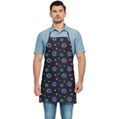 Stars Pattern Art Design Kitchen Apron by Ravend