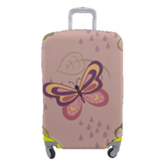 Butterfly Background Pattern Texture Luggage Cover (small) by Ravend