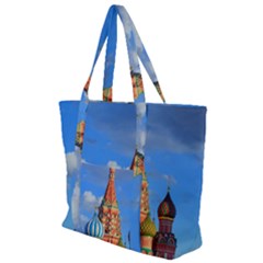 Architecture Building Cathedral Church Zip Up Canvas Bag by Modalart