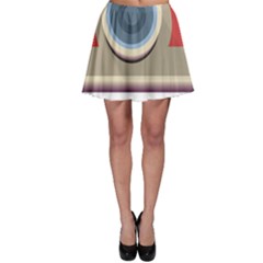 Photo Camera Machine Colorful Art Skater Skirt by Ndabl3x