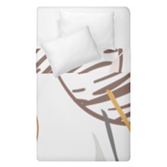 Abstract Hand Vine Lines Drawing Duvet Cover Double Side (single Size) by Ndabl3x