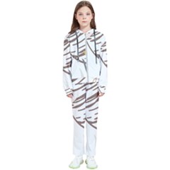 Abstract Hand Vine Lines Drawing Kids  Tracksuit by Ndabl3x