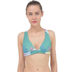 Plant Leaves Border Frame Classic Banded Bikini Top by Grandong