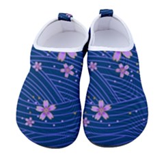 Flowers Floral Background Kids  Sock-style Water Shoes