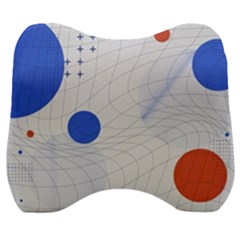 Computer Network Technology Digital Velour Head Support Cushion by Grandong