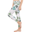 Leaves Plants Design Lightweight Velour Classic Yoga Leggings View3