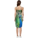 Peafowl Peacock Wrap Frill Dress View4