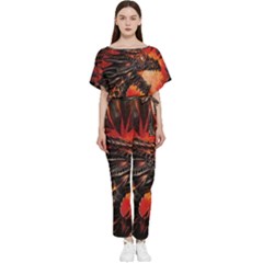 Dragon Batwing Lightweight Chiffon Jumpsuit by Ndabl3x