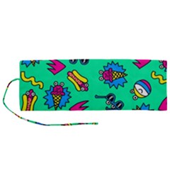 Pattern Adweek Summer Roll Up Canvas Pencil Holder (m) by Ndabl3x