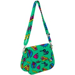 Pattern Adweek Summer Saddle Handbag by Ndabl3x