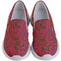 Pattern Saying Wavy Kids Lightweight Slip Ons View1