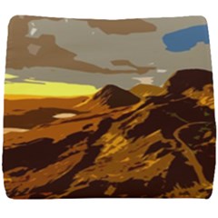 Scotland Monti Mountains Mountain Seat Cushion by Sarkoni