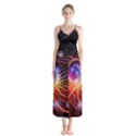 Physics Quantum Physics Particles Button Up Chiffon Maxi Dress View1