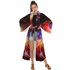 Physics Quantum Physics Particles Maxi Kimono by Sarkoni